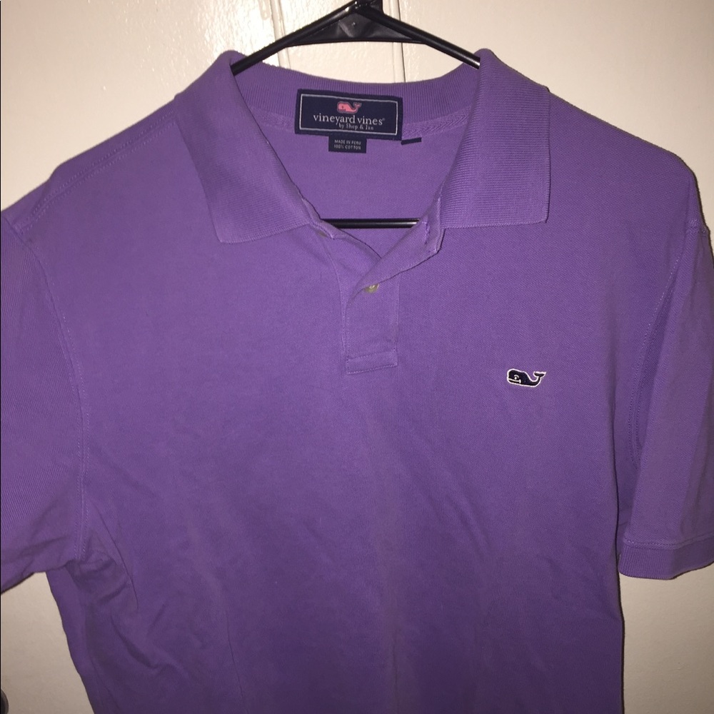 Vineyard Vines Purple Polo Size M
